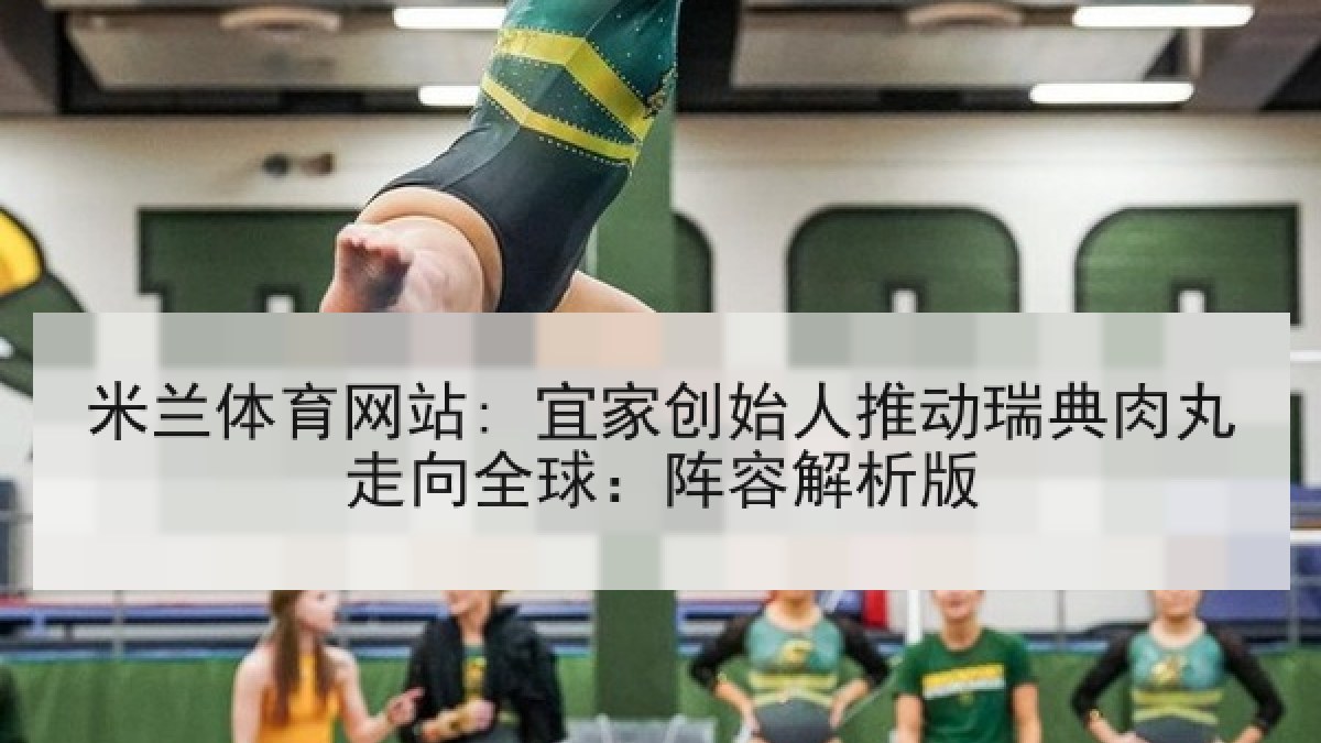 米兰体育网站: 宜家创始人推动瑞典肉丸走向全球：阵容解析版